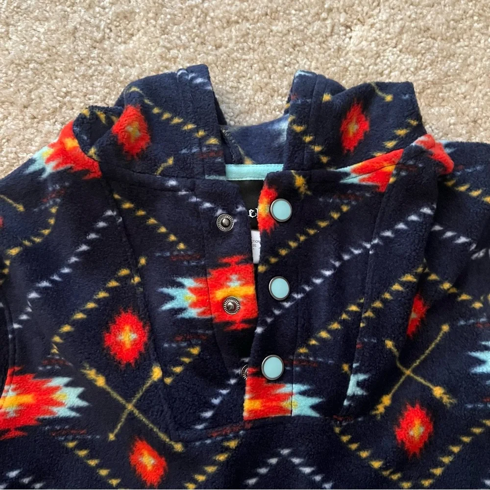 Cruel Girl Multicolor Patterned Hoodie - Picture 5 of 6